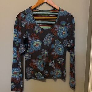 Vintage Oilily scoop neck tee